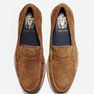 Cole Haan Suede Penny Loafers